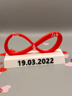 Personalisiertes Unendlichkeitszeichen „Du & Ich“ geschenk für Valentinstag 