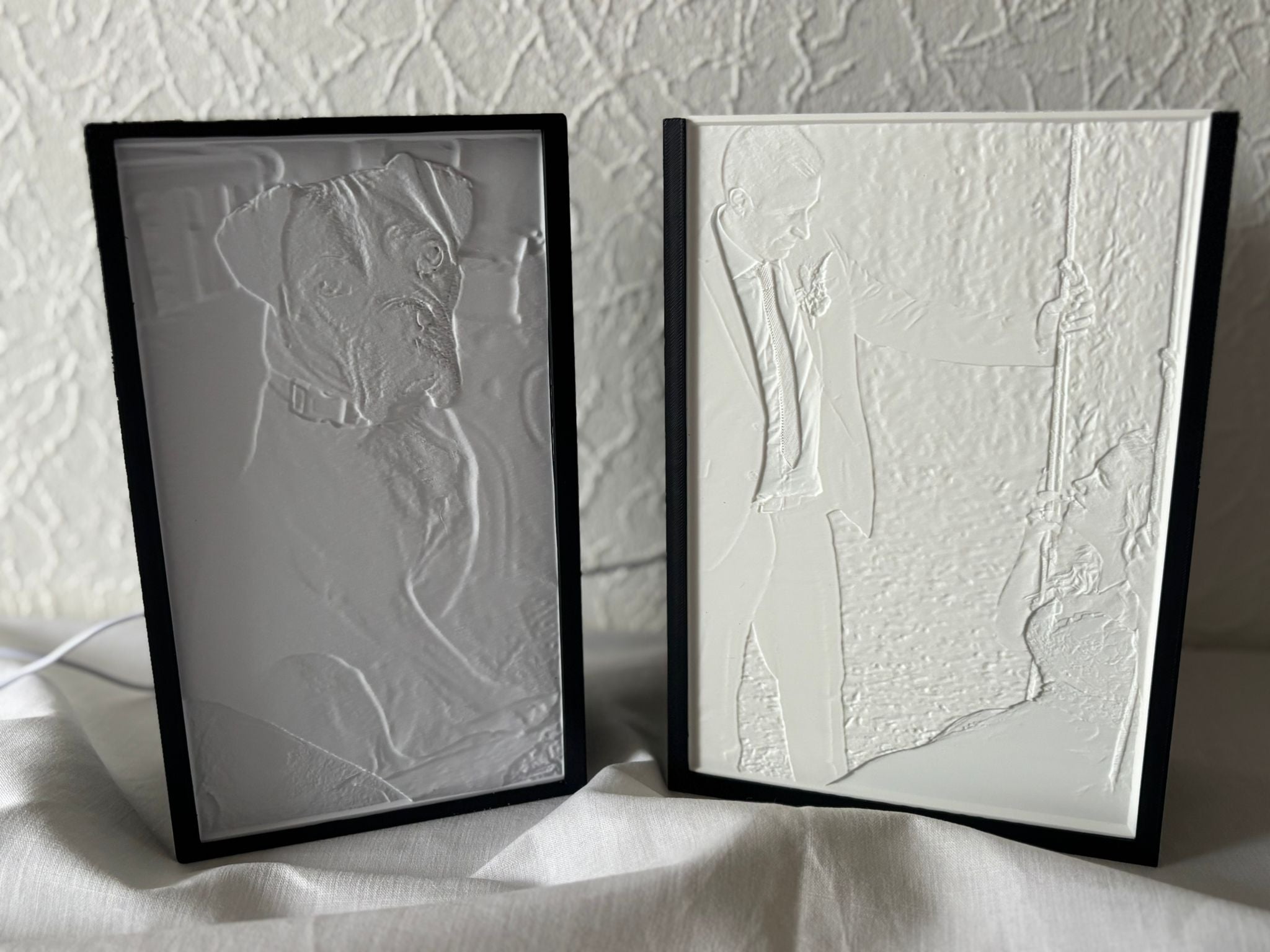 Personalisierte Lithophane Lampe Lampe mit personalisiertem Bild 