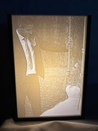 Personalisierte Lithophane Lampe Lampe mit personalisiertem Bild 