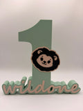 1. Geburtstag Wildone Aufsteller - Löwen Design