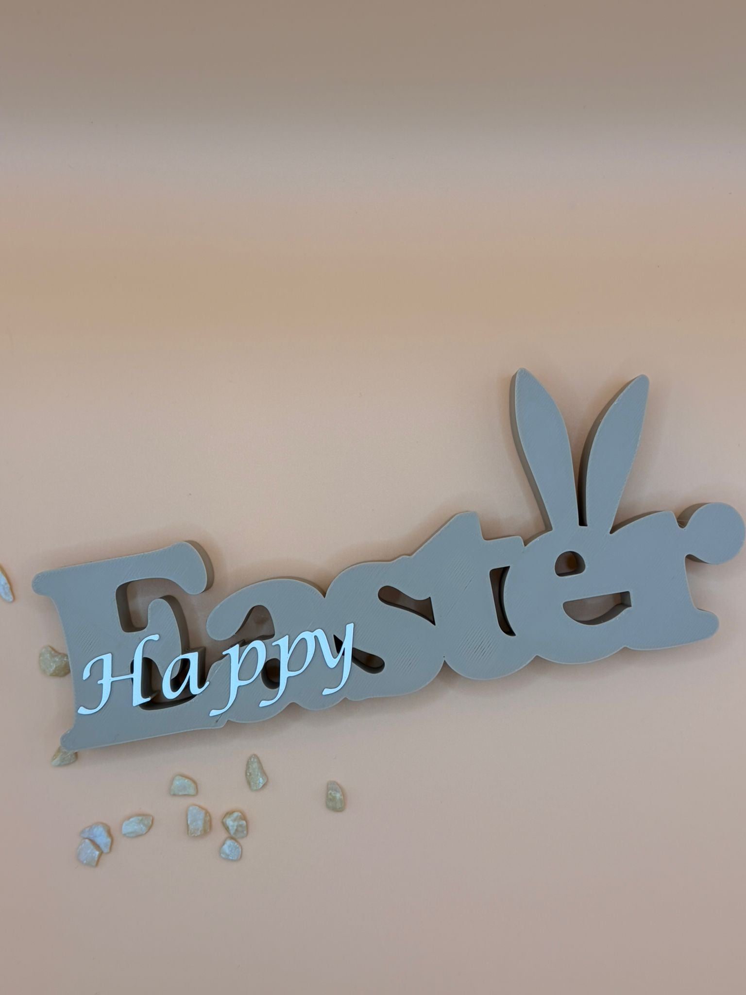 Happy Easter Aufsteller – moderne Osterdeko - Frohe Ostern - Osterdeko