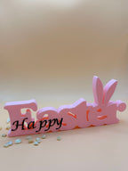 Happy Easter Aufsteller – moderne Osterdeko - Frohe Ostern - Osterdeko