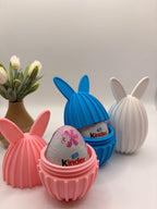 Hasen-Osterei als Osterdeko auf Tisch – Geschenkidee für Kinder zu Ostern