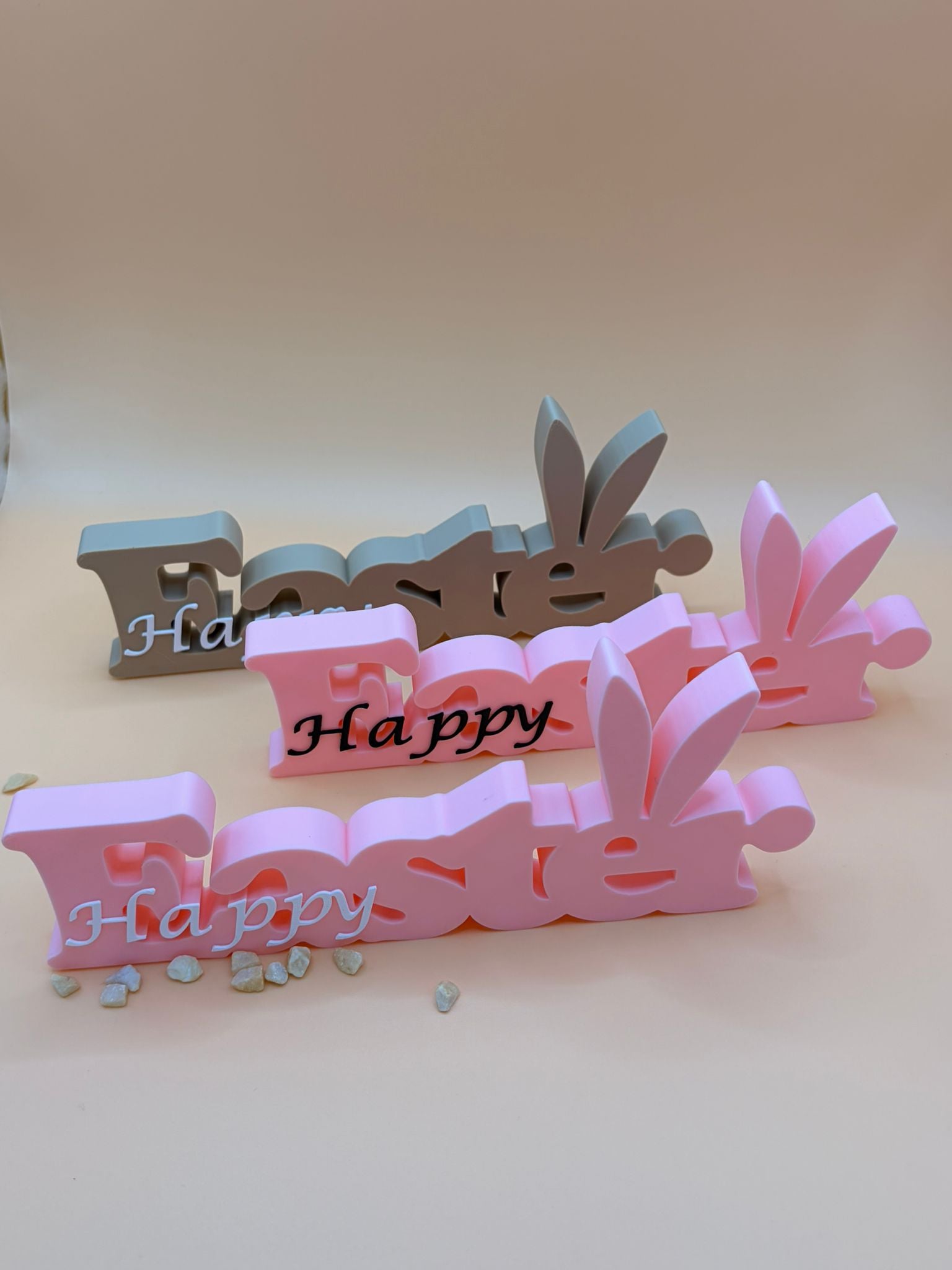 Happy Easter Aufsteller – moderne Osterdeko - Frohe Ostern - Osterdeko