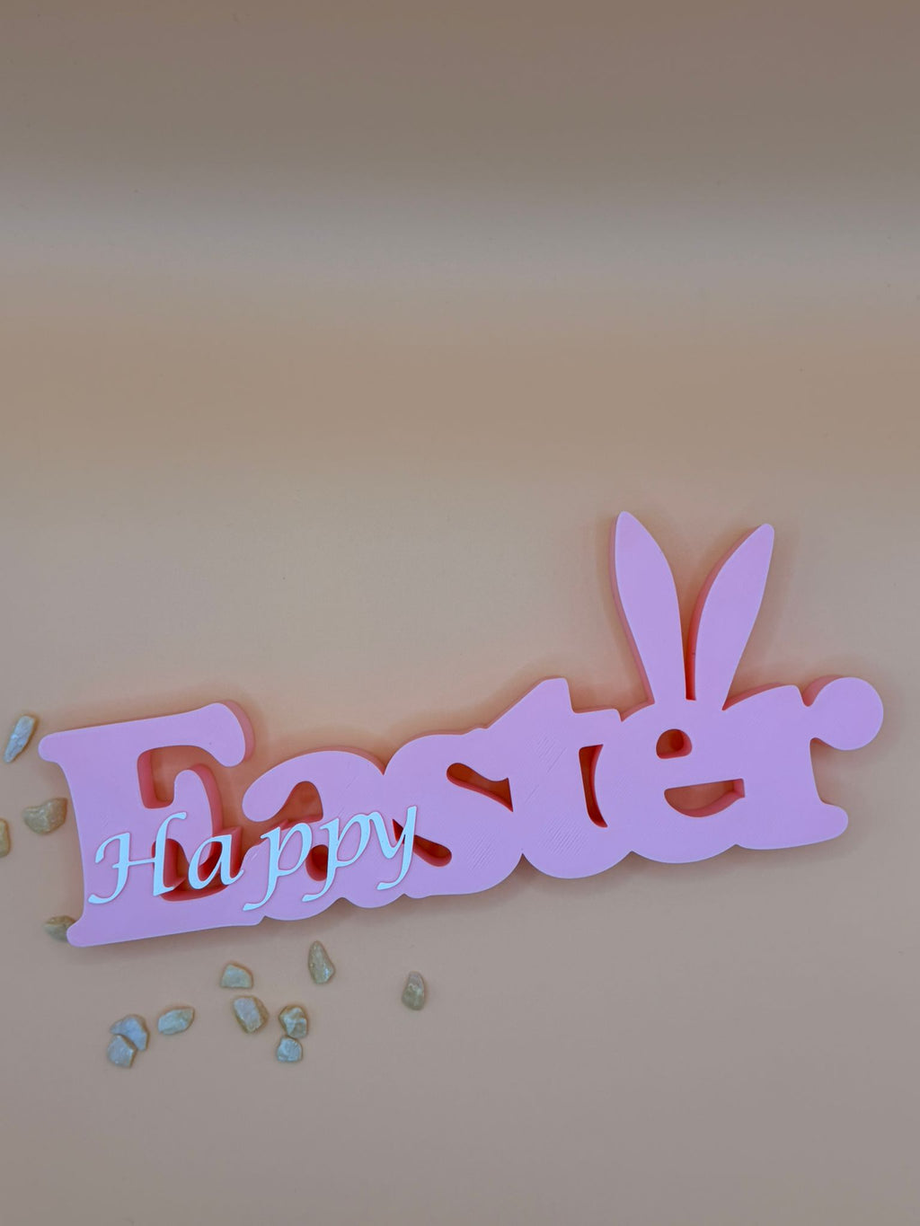 Happy Easter Aufsteller – moderne Osterdeko - Frohe Ostern - Osterdeko