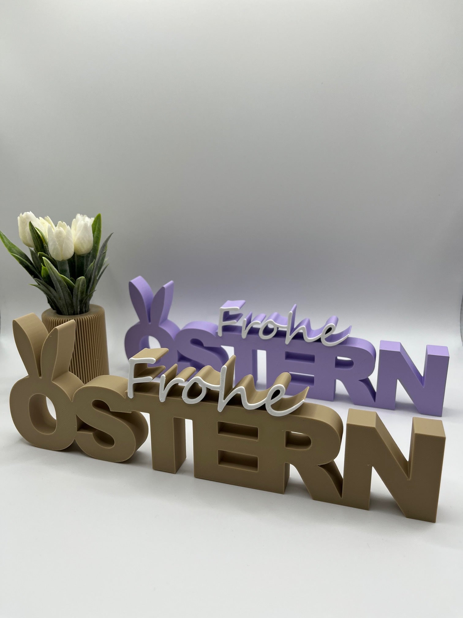 Frohe Ostern Aufsteller – moderne Osterdeko - Osterdeko 