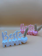 Best Mama – moderne Deko - Geschenk für Muttertag