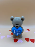 Herzbär – personalisiertes Geschenk mit Herz für Valentinstag 