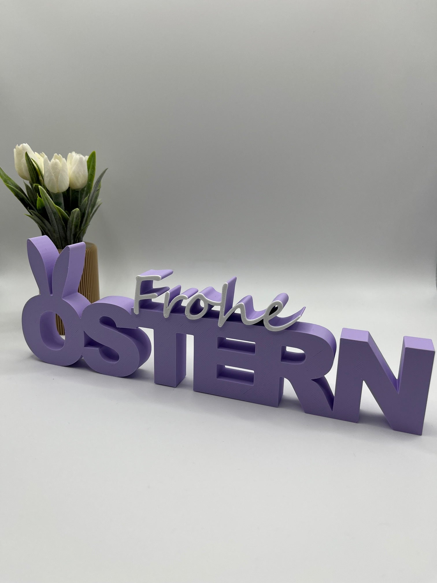 Frohe Ostern Aufsteller – moderne Osterdeko - Osterdeko 