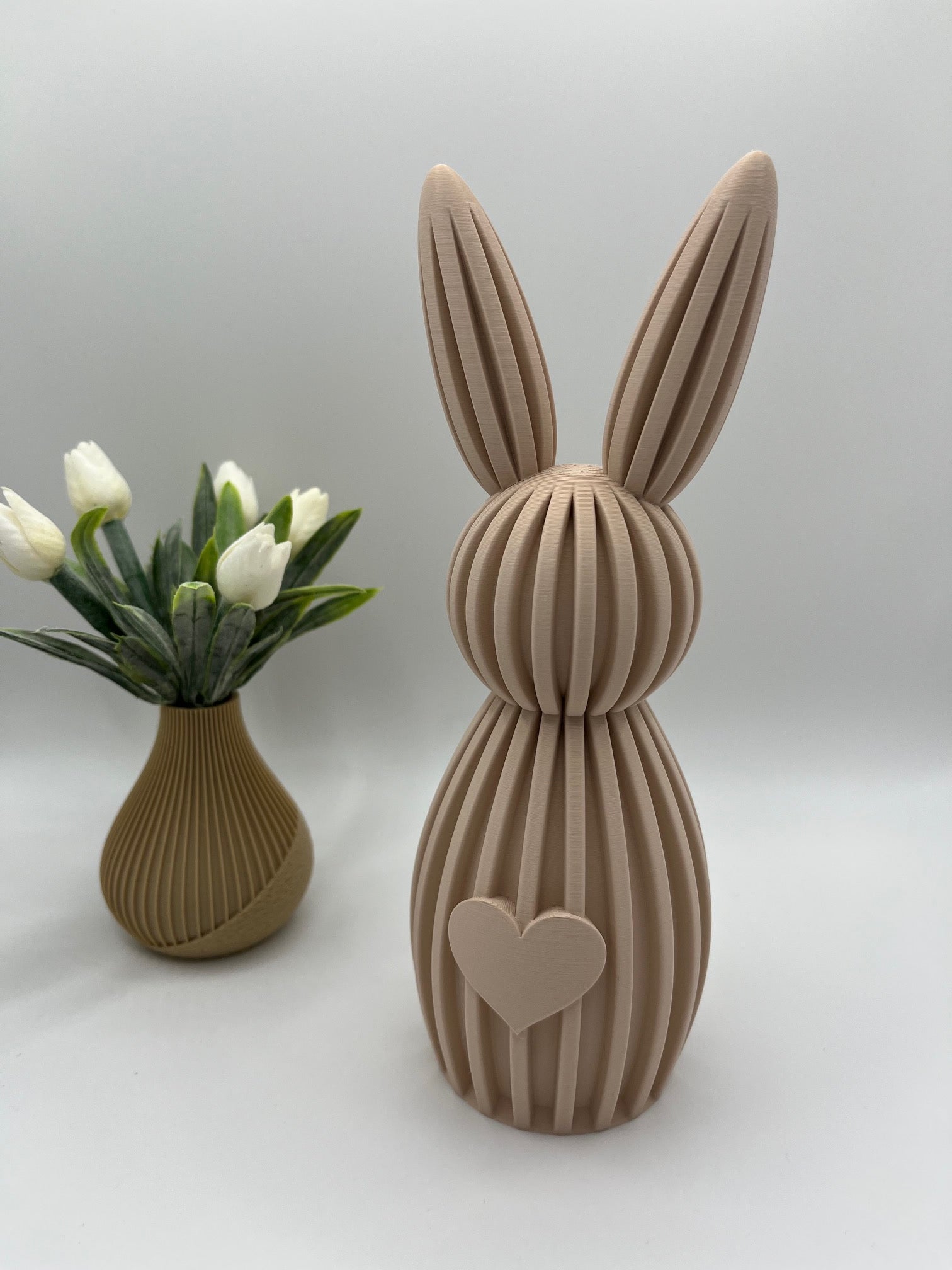 Deko-Hase mit Herz – moderne Osterdeko in 3 Größen