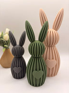 Deko-Hase mit Herz – moderne Osterdeko in 3 Größen
