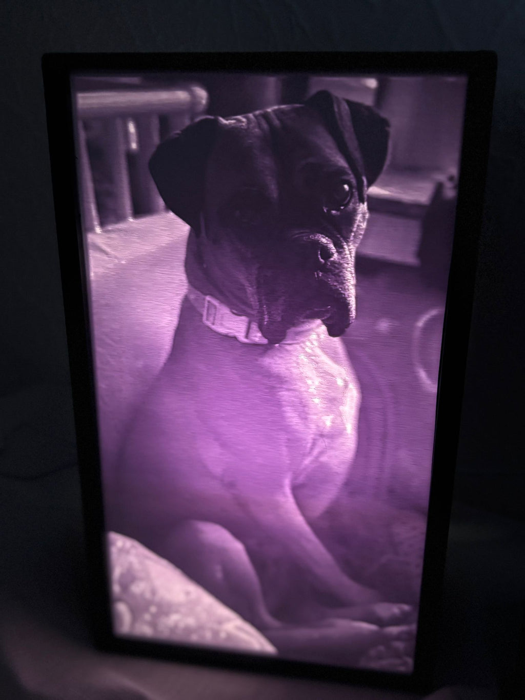Personalisierte Lithophane Lampe Lampe mit personalisiertem Bild 