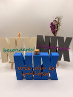 NIX Aufsteller mit Reagenzglas - Personalisierbare Geschenkidee